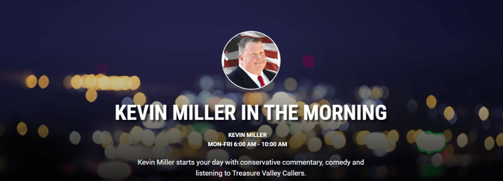 Kevin Miller Show banner